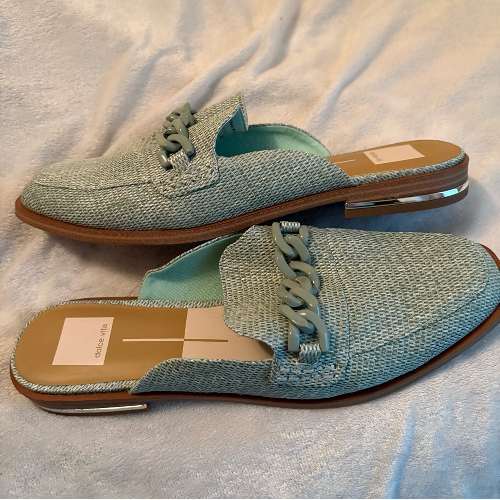 Dolce Vita Women's Mint Green Pela Loafers - Picture 5 of 9